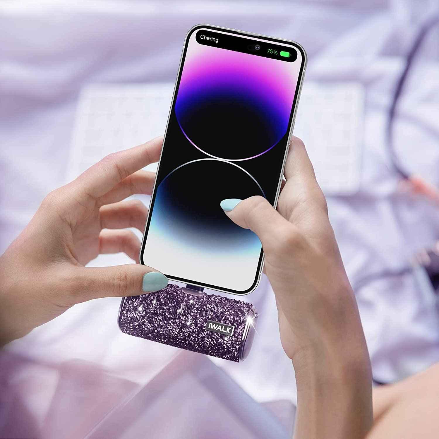 iWalk 4500mAh Lightning Pocket Power Bank - Purple Diamond iWalk 4500mAh Lightning Pocket Power Bank - Purple Diamond